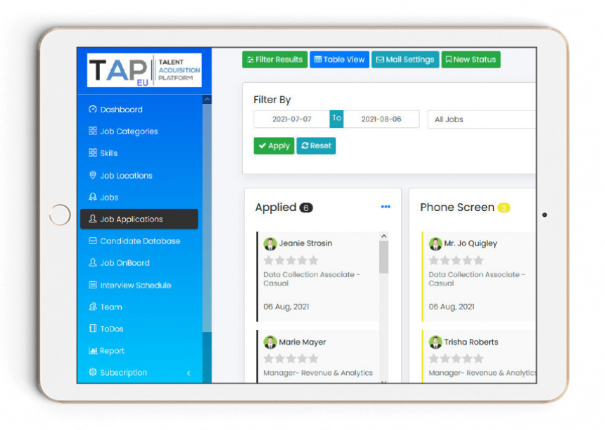 TAP EU is the first Talent Acquisition Platform from Romania and Bulgaria